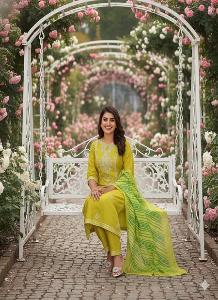 Sarkar By Nsf Cotton Blend Kurti With Bottom Dupatta Suppliers In India